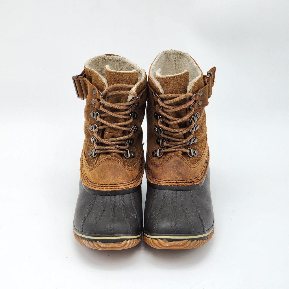 Sorel Winter Fancy Lace II Waterproof Mid Calf Boots Size 8 - Picture 2 of 9